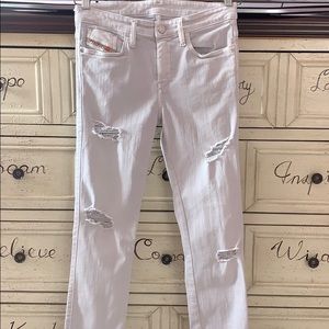 Diesel Industry Skinzee Gray Skinny Jeans L32 New